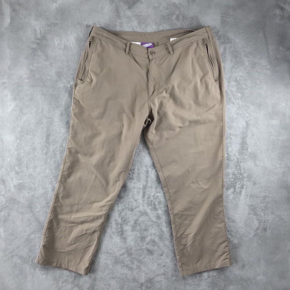 Clothing Arts Beige P Cubed Pick Pocket Proof Travel Pants Mens 38x30(38X28)